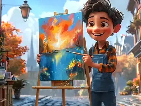 Arte ilustrativa de animação