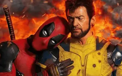 Arte ilustrativa de filme de super-heróis