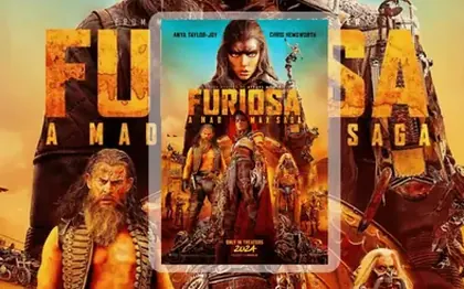 Arte ilustrativa de pôster de filme ou série