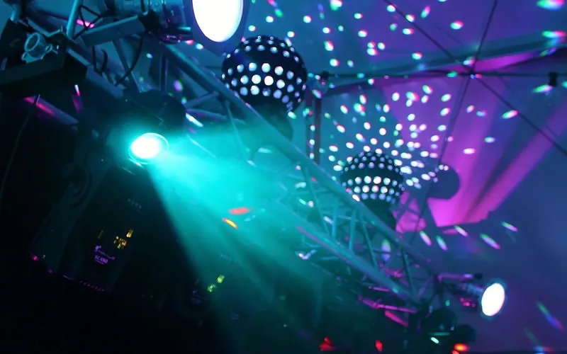 Show com luzes no palco