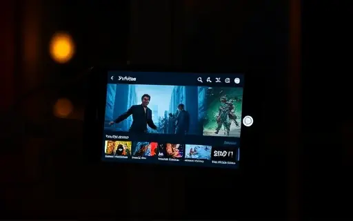 Televisão com interface de streaming aberta